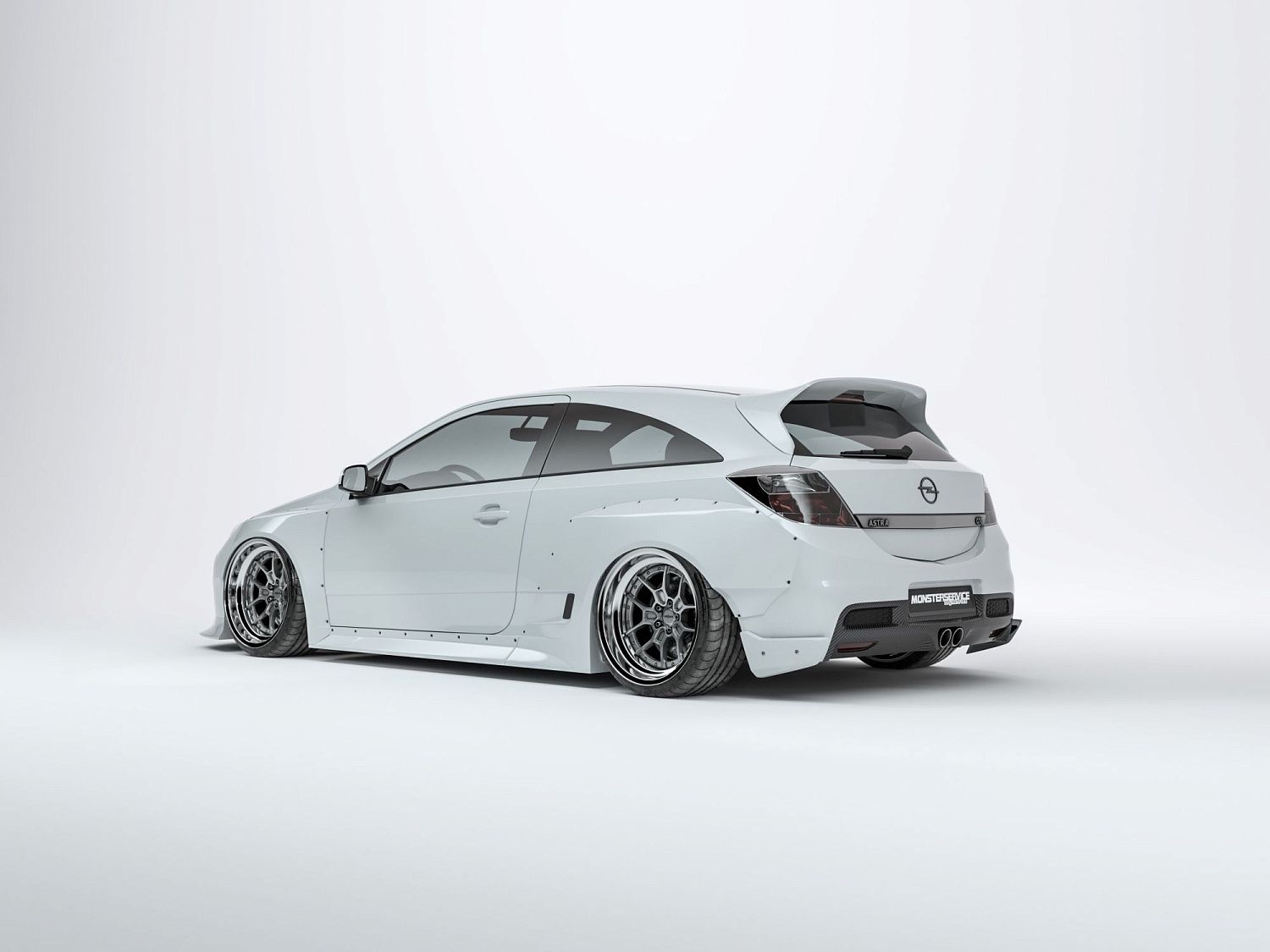 Monsterservice - новинка 2025 года - комплект расширения кузова Opel Astra
