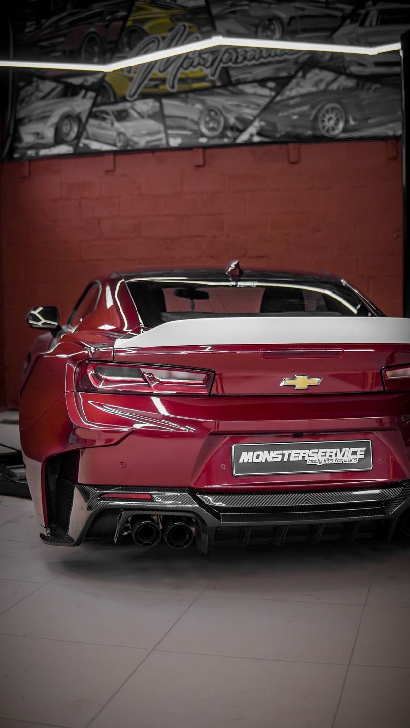 Cпойлер V2 для Camaro 6th!