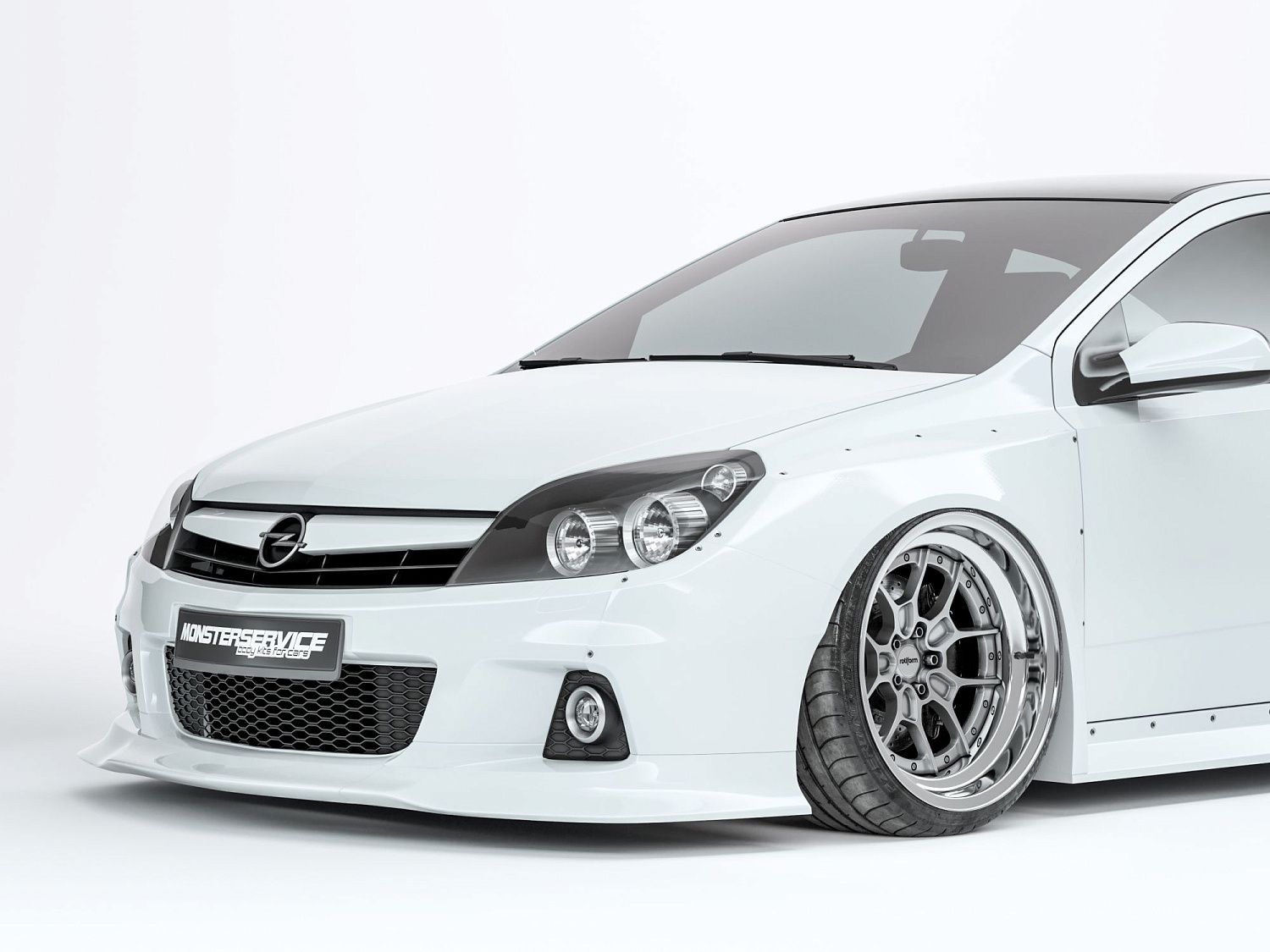 Monsterservice - новинка 2025 года - комплект расширения кузова Opel Astra