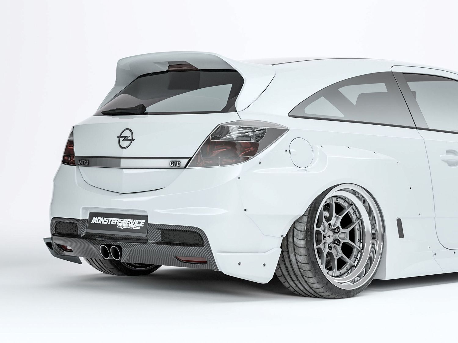 Monsterservice - новинка 2025 года - комплект расширения кузова Opel Astra