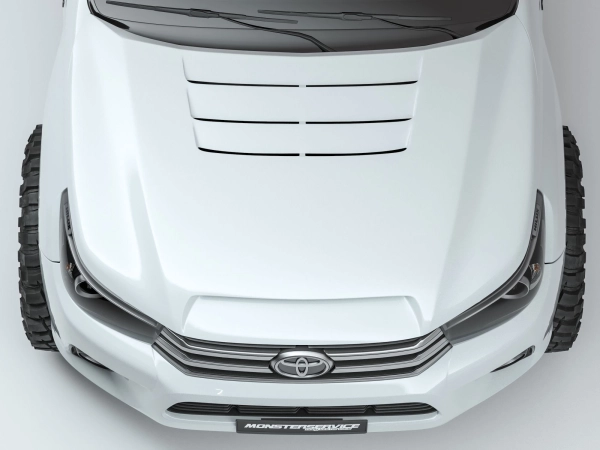 Пластиковый капот Toyota Hilux 15+