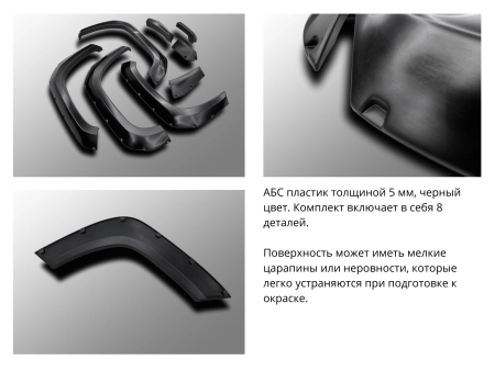 Расширители арок Toyota Tundra 2021+